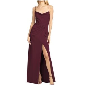 NWT!! Sachin + Babi Paulina Gown. Color: Deep Wine